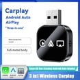thumbnail image 2 of Adaptador Inalámbrico Carplay : Smart Carplay, Airplay, Android Auto, USB, Carplay con Cable A Inalámbrico, Conectar y Usar A, 2 of 5