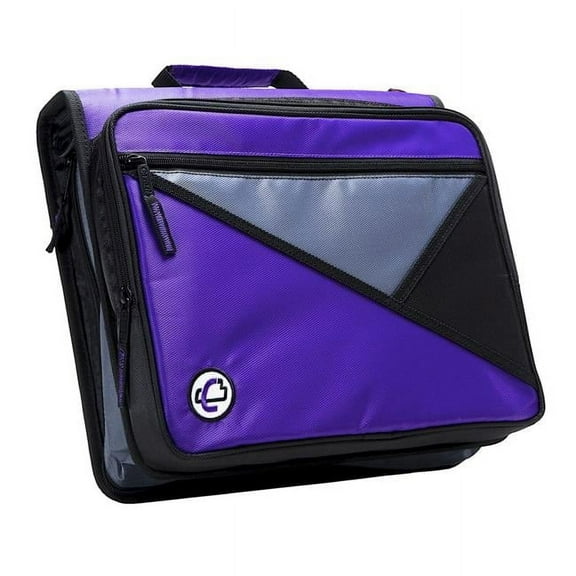 Universal Laptop Zipper Binder, O-Ring, 2 in. - Purple