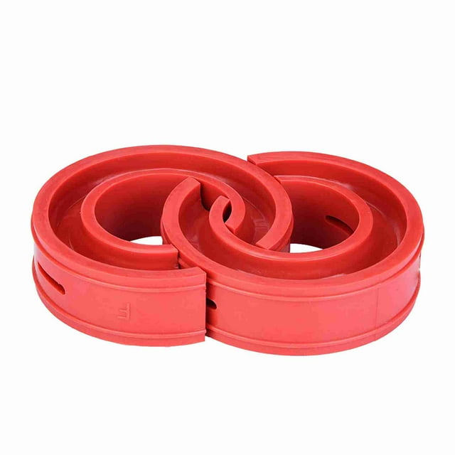 Amortiguador de choque para coche, 2 piezas, color rojo, tipo F