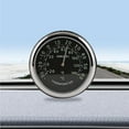 thumbnail image 3 of Car Clocks For Dashboard Stick On | Mini Hygrometer For Car With Adhesive | Adhesive Small Vent Clocks Watch With Luminous Feature For Home Vehicles Trucks RVs Boats,Black Hygrometer, 3 of 9