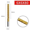 thumbnail image 1 of 1Pc 6Mm Shank High Speed Steel Rotary Burr Tool Plastic Wood Carving Rotary File 6X6X80Mm Ax, 1 of 10