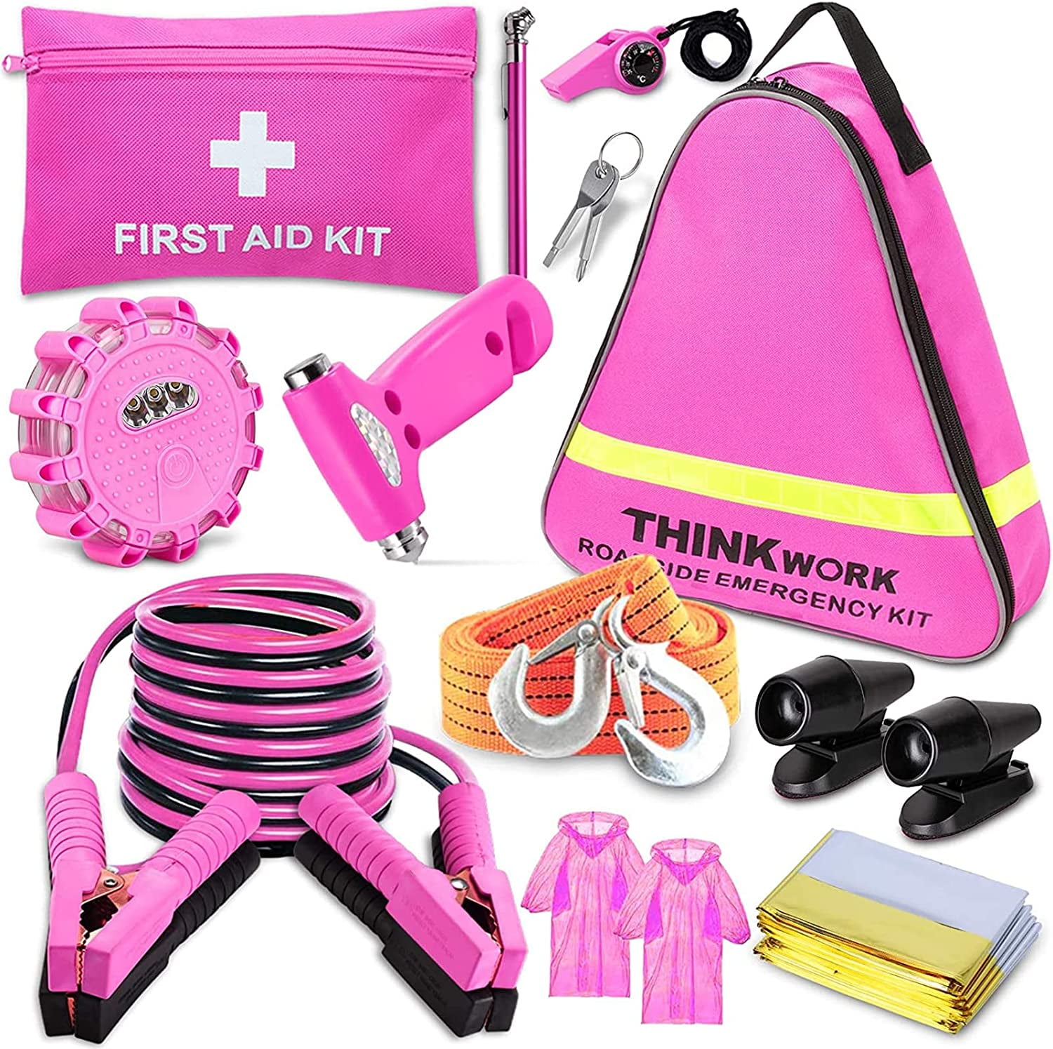 売れ済クリアランス Gears Out Pretty Pink Roadside Kit Emergency kit for Teen