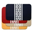 thumbnail image 2 of Simply Daisy 24" x 17" Plush Microfiber Navy Key Stripe Bath Mat, 2 of 5