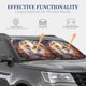 thumbnail image 4 of Balery Romantic Flower Fox Parasol para parabrisas de coche de 2 piezas | Parasol plegable para parabrisas delantero de coche para la mayoría de sedanes-Large, 4 of 6