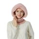 thumbnail image 4 of Gorro de invierno para mujer, conjunto de máscara de pasamontañas de punto con forro polar de una pieza, bufanda circular con cuello de Calavera, gorro de nieve para esquí con pompón, 4 of 7