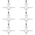 thumbnail image 1 of EcoNesxp Kit de 200 Pcs d'Ancrage pour Murs Secs, Ancrages et Vis Creux pour Porte Murs Secs, 1 of 4