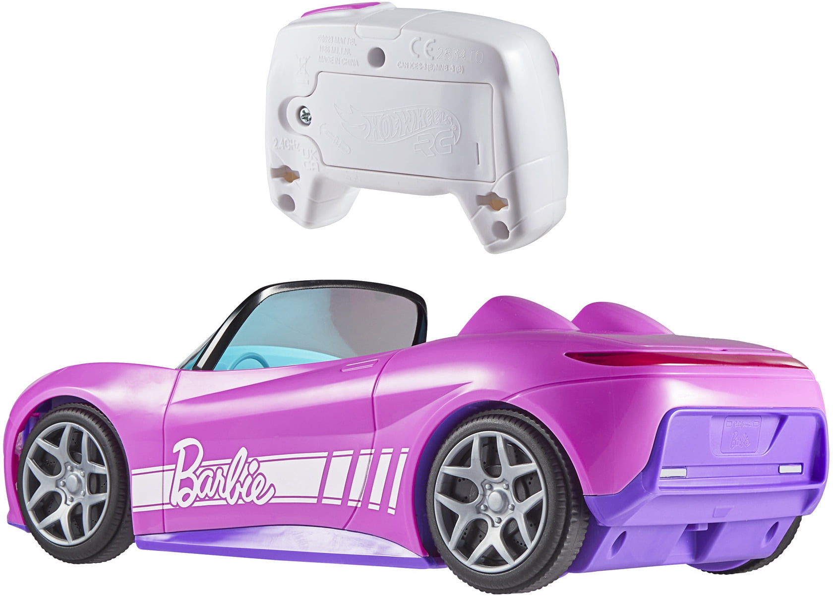 Hot Wheels R/C 1:12 Barbie Convertible Vehicle