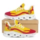 thumbnail image 1 of Zapatillas deportivas con diseño de la rama de olivo y el emblema nacional de Argentina, de malla transpirable, informales, vulcanizadas, con cordones y de baloncesto., 1 of 6