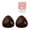 dark coffee, variant on Women's Double Sided Silicone Nipple Covers, Waterproof Adhesive Bra Pads
