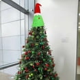 thumbnail image 7 of Green Gnome Christmas Tree Topper Plush Xmas Elf Tree Topper Decoration for Christmas Tree Holiday Home Decor, 7 of 7