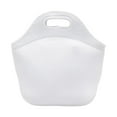 thumbnail image 3 of Bolsa para lonchera, lonchera portátil con aislamiento y cremallera para comidas tipo bento. Blanco, 3 of 9