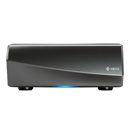 Denon - HEOS AMP HS2SR 200W 2.1-Ch. Wireless Class D Amplifier - Black and Gunmetal