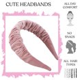 thumbnail image 4 of Diadema de turbante para niñas, banda de accesorios para el cabello, diadema sólida para mujeres y niñas, 4 of 5