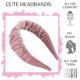 thumbnail image 4 of Diadema de turbante para niñas, banda de accesorios para el cabello, diadema sólida para mujeres y niñas, 4 of 5
