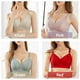 thumbnail image 2 of Sujetador de lactancia para mujer Cierre frontal Sin aros Bralettes suaves acolchados para dormir de Tomshoo Ropa interior de mujer, 2 of 2