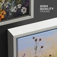 thumbnail image 3 of PixonSign Framed Canvas Print Wall Art Rustic Countryside Wildflower Garden Nature Wilderness Illustrations Modern Art Botanical Floral Farmhouse/Country Relax/Calm/Cozy for Bedroom - 24"x36" White, 3 of 5