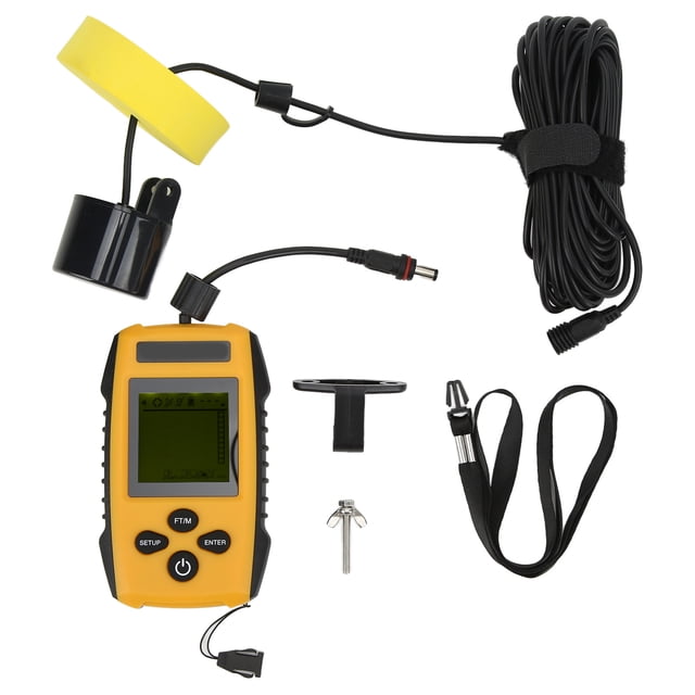 Buscador de peces con cable TL88E de plástico con sensor de sonda Pantalla LCD Opciones de sensibilidad de 5 modos