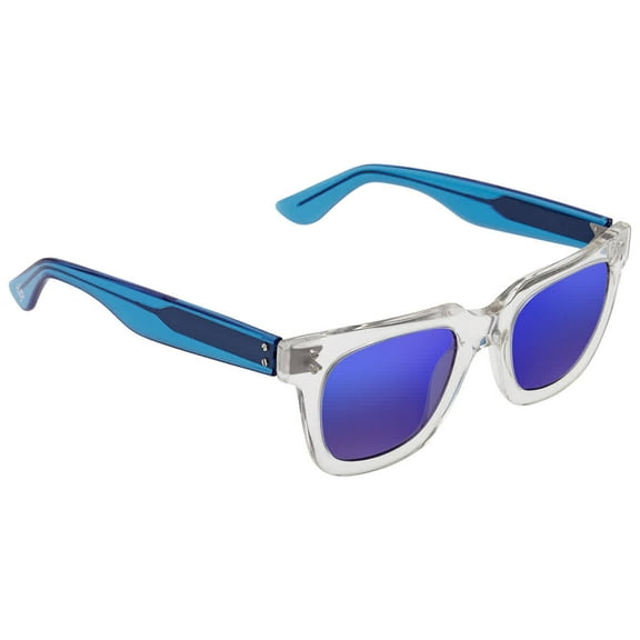 Oxydo Blue / Mirrored Grey Square Men's Sunglasses OX 1084/S H4Z 50 22 145