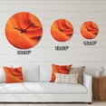 thumbnail image 4 of Designart 'Orange Upper Antelope Canyon Landscape' Modern Wood Wall Clock, 4 of 5