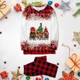 thumbnail image 1 of Pyjama de Noël Automne Hiver Joyeux Noël Pyjama Animal pour Femmes Coton Bio Bébé Pyjama de Noël, 1 of 4