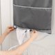 thumbnail image 5 of Bolsa de lavandería de gran capacidad (2 unidades), ideal para colgar ropa en el armario, baño, dormitorio y armario (gris), 5 of 5