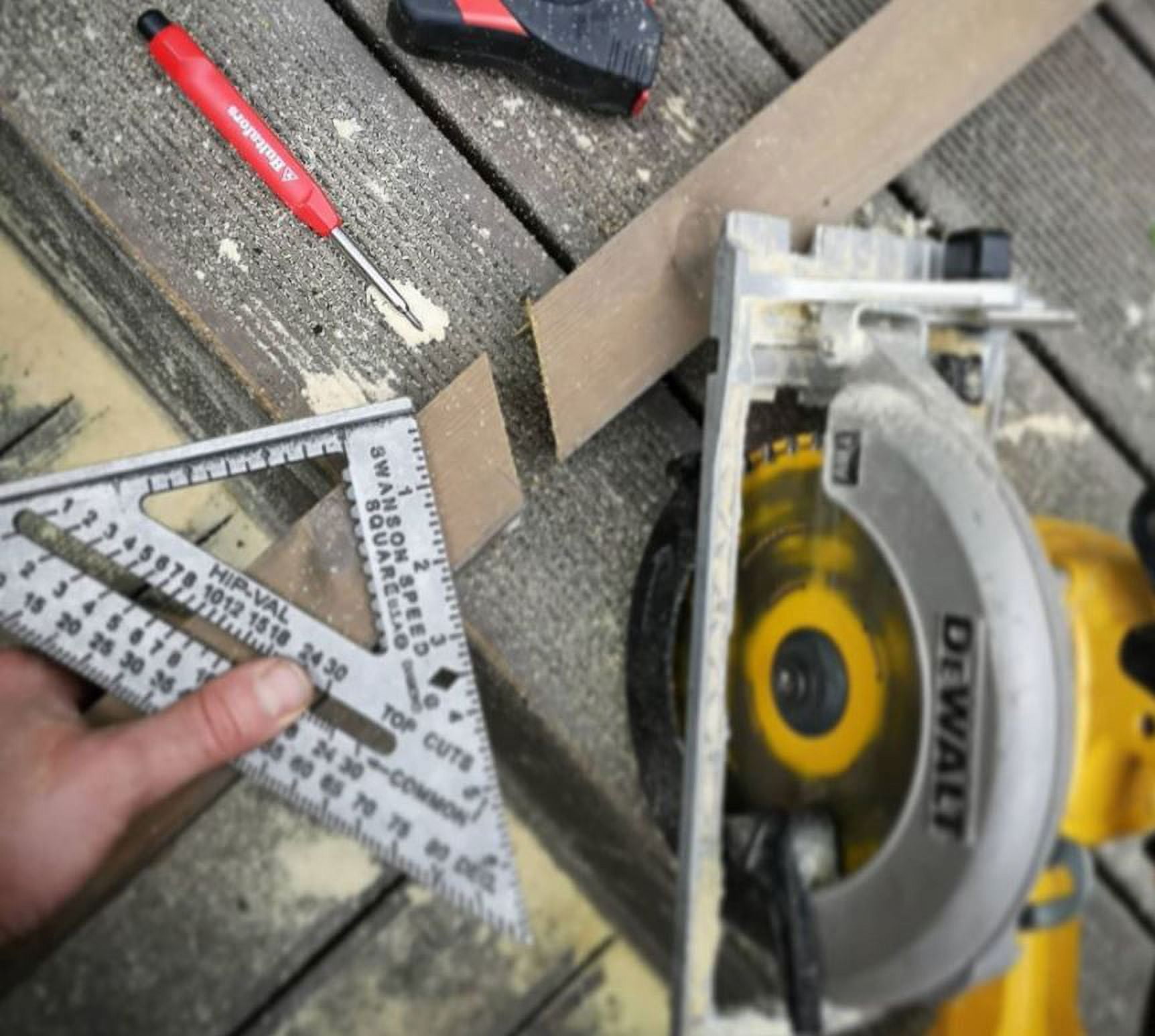 SPEED SQUARE AND 25 FT PROSCRIBE TAPE MEASURE VALUE PACK