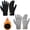 Black & Light Gray, variant on REDESS Winter Gloves for Men and Women Touch Screen Knit Warm Black Gloves for Cold Weather 2 Pack