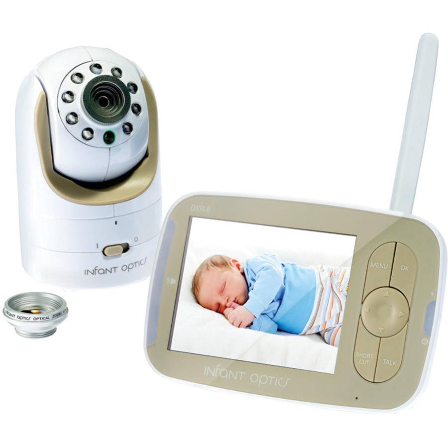 Infant Optics DXR8, Video Baby Monitor, Interchangeable Optical Lens