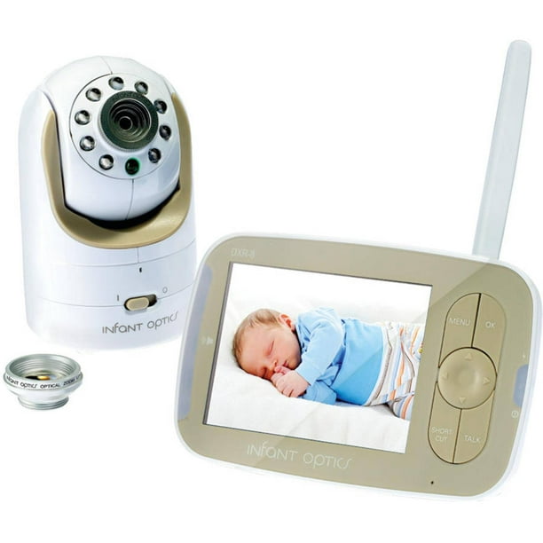 Infant Optics DXR8, Video Baby Monitor, Interchangeable Optical Lens