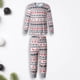 thumbnail image 3 of Disfraz Premium Conjunto de pijama familiar de 2 piezas, ropa de dormir informal de estilo navideño (blanco niño-2T) Cgtredaw Blanco T 2-3 años Única para Unisex, 3 of 6