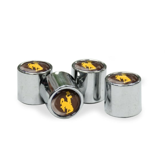 WinCraft Wyoming Cowboys Mini Team Logo Valve Stem Covers