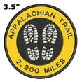 thumbnail image 2 of Go Trekking! At The Appalachian Trail 3.5 Inch Iron Or Sew On Embroidered Fabric Badge Patch Hiking Trails Iconic Series, 2 of 2