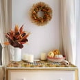 thumbnail image 2 of Thanksgiving Black Plaid Squirrel Table Runner-Cotton Linen- 120 Inch Holiday Dresser Scarves, Fall Animal Eucalyptus Sunflower Tablerunner for Kitchen Coffee/Dining Dinner Scarf Décor 13x120, 2 of 7