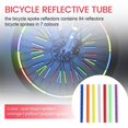 thumbnail image 5 of 84 Pieces Spoke Reflectors Bicycle Spokes Reflector Warning Strips Bicycle Spokes Bicycle Spoke Reflective, 5 of 5