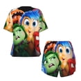 thumbnail image 5 of Lsque inside out 2 Women's Short-Sleeved Pajama Set - 2 Piece Soft and Lightweight Sleepwear Set-Small, 5 of 9