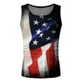 thumbnail image 6 of HCNTES Mens Graphic Tank Tops Sleeveless Muscle Shirts Beach Hawaiian Patriotic Tank Tops(Grey,M), 6 of 6