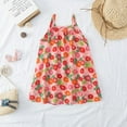 thumbnail image 2 of TAIAOJING Toddler Kids Girls Summer Strap Print Beach Princess Dress Casual Clothes 6Y For 4-5 Years, 2 of 7