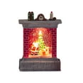 thumbnail image 2 of Christmas Luminous Decoration Landscape Photo Props Christmas Table Centerpieces Fireplace, 2 of 9