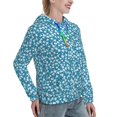 thumbnail image 6 of Sikiie Beautiful Floral Women's Casual Hoodies Long Sleeve Lightweight Pullover Tops Loose Sweatshirt-X-Large, 6 of 7