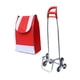 thumbnail image 3 of Carrito de compras con ruedas, carrito de supermercado plegable, carrito de mano Personal, carrito de mano, bolsa de compras con ruedas para equipaje Rueda negra plateada, 3 of 8