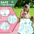 thumbnail image 4 of GASTROPOD Dog Dresses for Small Dogs Girl,Polyester Girl Dog Clothes,Wrinkle Resist with Flower Pet Clothes,Blue,L, 4 of 7