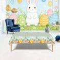 thumbnail image 5 of Easter Disposable Tablecloth Bunny Shaped Eggs Design 55 in x 84 in Waterproof Oil Resistant For Dining Table Coffee Table Tea Table, 5 of 5