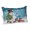 Blue, variant on Red Snowman Christmas Pillow Covers Queen, Xmas Tree Gifts Snowflake Winter Soft Brushed Microfiber Breathable Throw Pillow Covers, Decorative Pillowcase with Zipper for Couch Sofa Bedroom 20"x30"