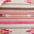 thumbnail image 6 of SAFAVIEH Cotton Kilim Kilim Southwestern Cotton Area Rug, Red/Ivory, 4' x 6', 6 of 11