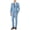 Powder Blue, variant on West End Men's 910951 2-Piece Slim Fit Fine Textured Suit - Blue - 36R
