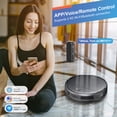 thumbnail image 4 of Teendow Robot Vacuum Cleaner, Robot Vacuum and Mop Combo with WIFI for Pet Hair and Hard Floor Black, 4 of 8