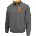 thumbnail image 2 of Men's Colosseum Charcoal Tennessee Volunteers Tortugas Logo Quarter-Zip Jacket, 2 of 3