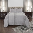 thumbnail image 2 of Rizzy Home Cotton 20"x26" Gray Stripe Bedding Sham, 2 of 2