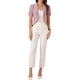 thumbnail image 2 of BLAZER CORTO DE OFICINA PARA MUJERES CHIC DE NEGOCIOS CON SOLAPA Y MANGAS CORTAS, ABIERTO, TALLA XL, GRIS ROSA, 2 of 6