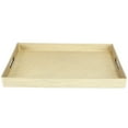 thumbnail image 2 of Home Basics Elegant Metallic Weave Serving Tray with Cut-Out Handles, Gold, 2 of 6